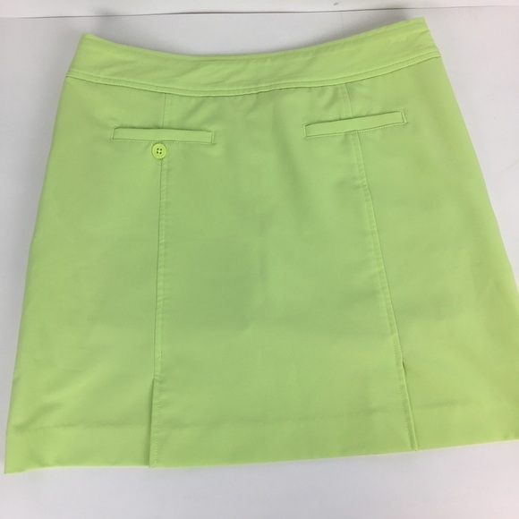 FAIRWAY & GREENE Golf/Tennis Skort/Skirt in Lime Green - Picture 3 of 15